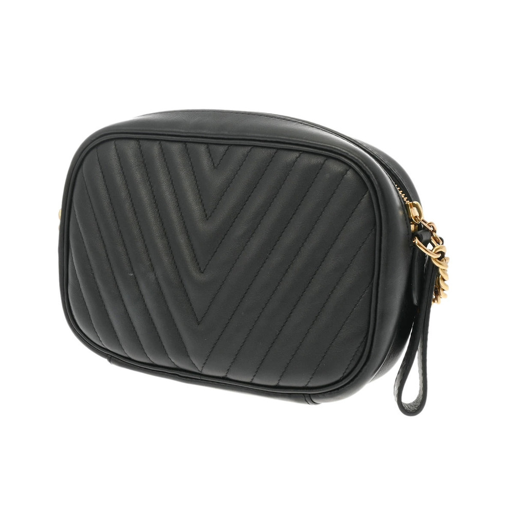 Louis Vuitton Camera Bag Leather Noir Black Wave Shoulder